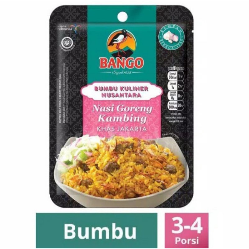 

Bango Bumbu Nasi Goreng Kambing Khas Jakarta 40gr