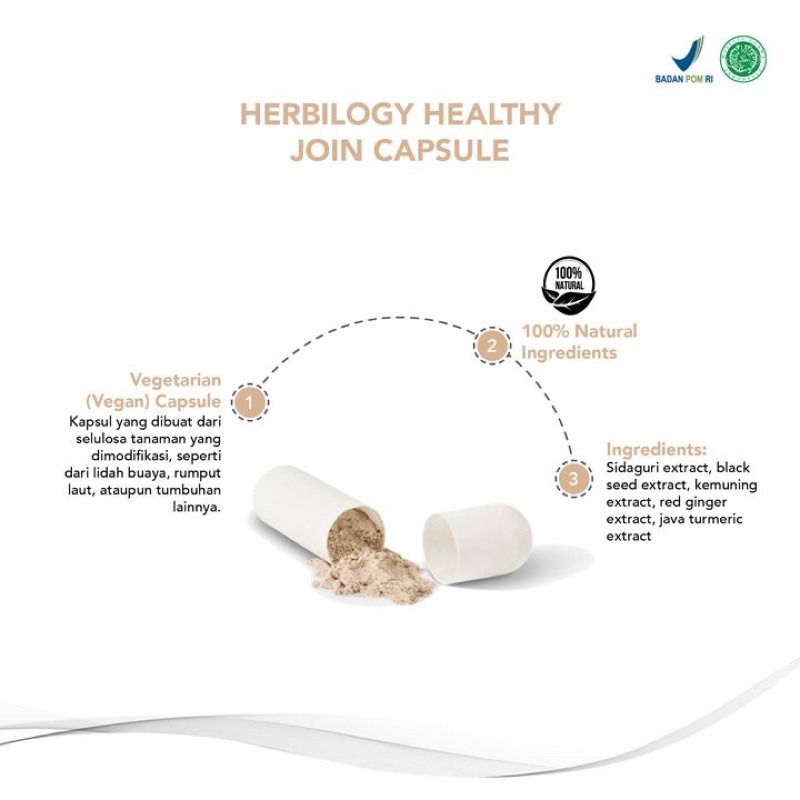 HERBILOGY HEALTHY JOINT (NYERI SENDI &amp; ASAM URAT) Capsule