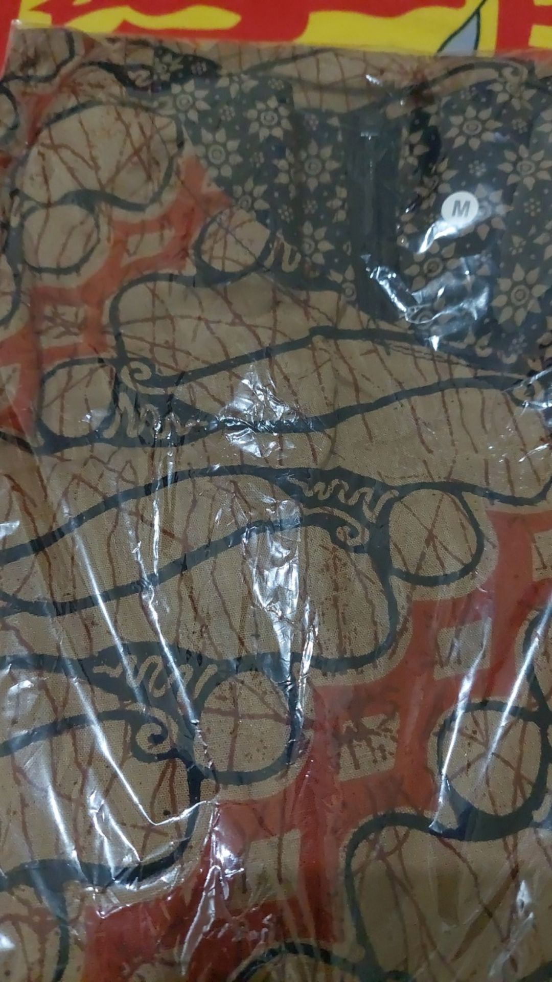 Tey-17 Batik Wanita Asj Sa Hrb026 Kenongo Kemeja Tosca Pendek