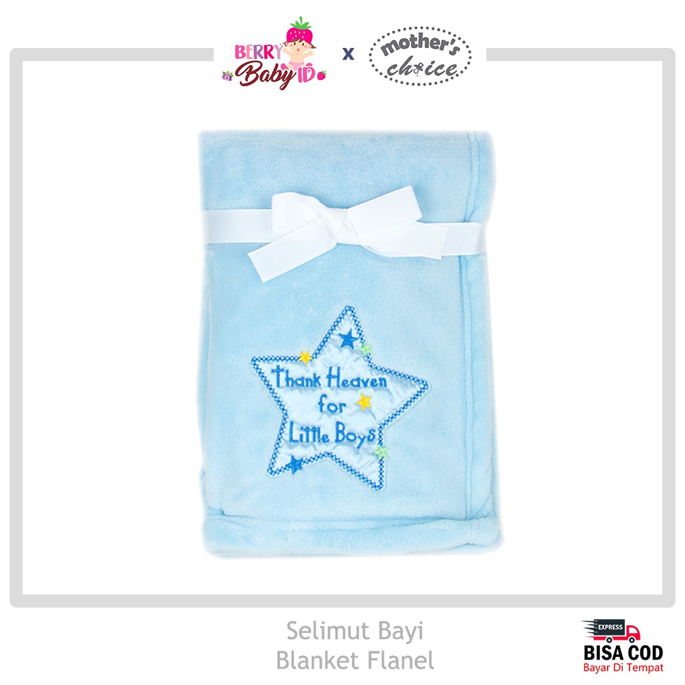 Mother's Choice SNI Selimut Bayi Baby Blanket Flannel Flanel MCH027 Berry Mart