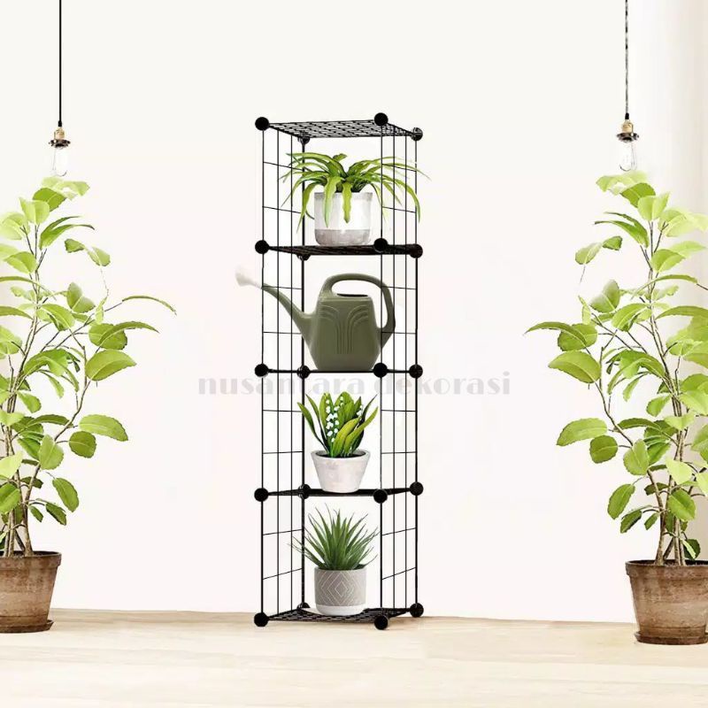 rak serba 30 rak susun bongkar pasang multifungsi organizer shelf modern