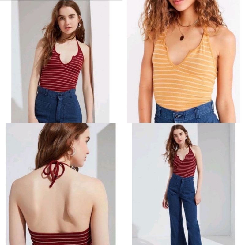 Crop Tops Urban outfitters halter neck tanktop (3 colors)