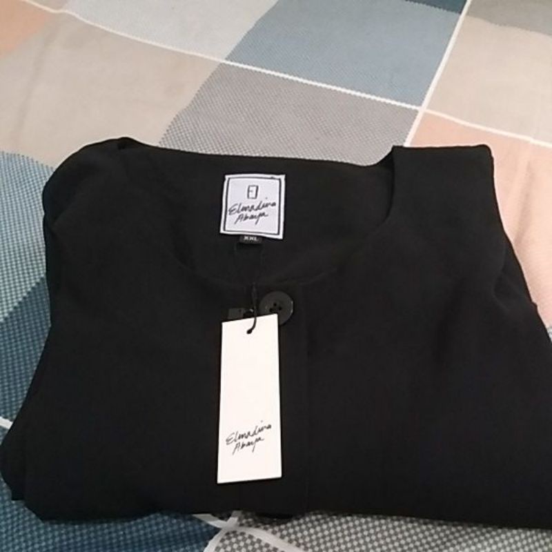 Huda Abaya All Black Elmadina Abaya