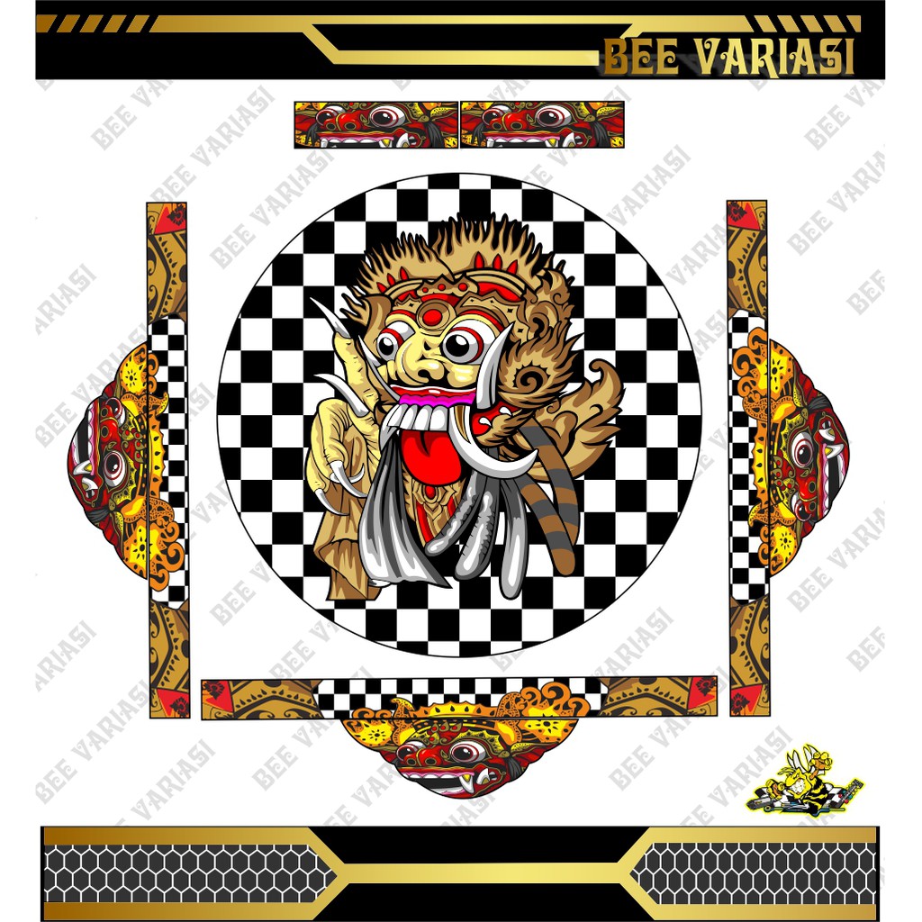 STIKER SANGKAR  / STICKER SANGKAR MURAI / TEBOK MURAI / STIKER TEBOK STIKER / SANGKAR MURAI /  DECAL