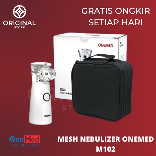 NEBULIZER ONEMED M102 PORTABLE ALAT UAP INHALER PRAKTIS - ONEMED