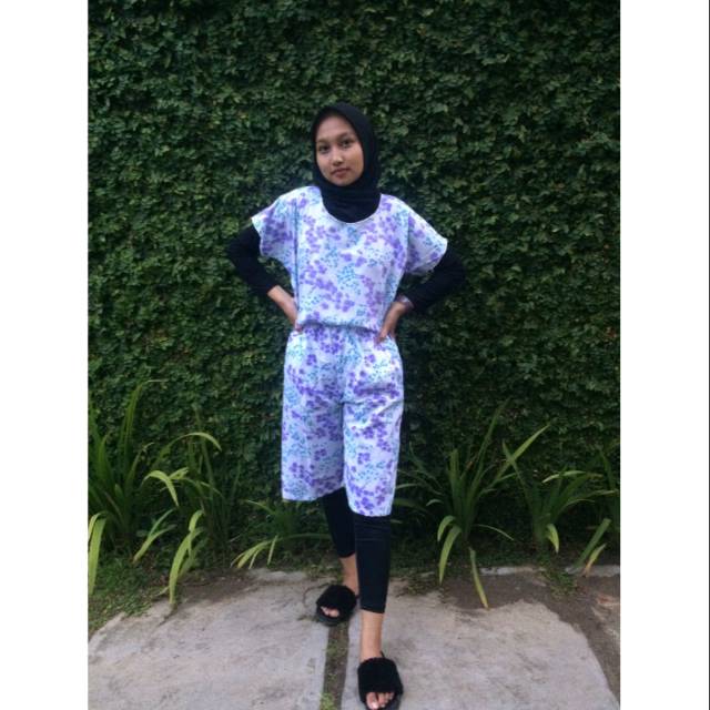 Set Baju Tidur / daster / piyama set Celana ¾