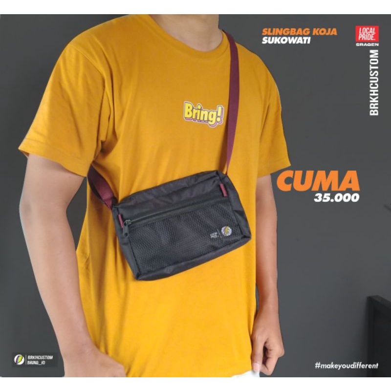 SLINGBAG | TAS BAHU | TAS SELEMPANG PRIA DAN WANITA | KOJA SUKOWATI BEST SELLER