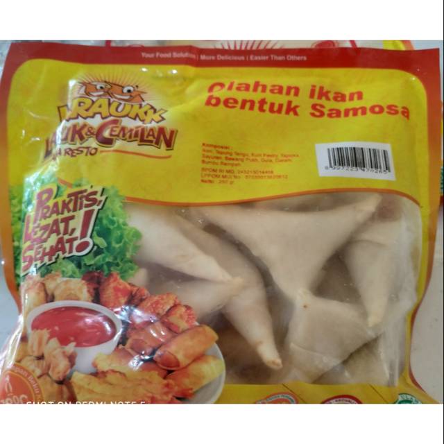 

Aneka Frozen food murah SAMOSA bebas MSG