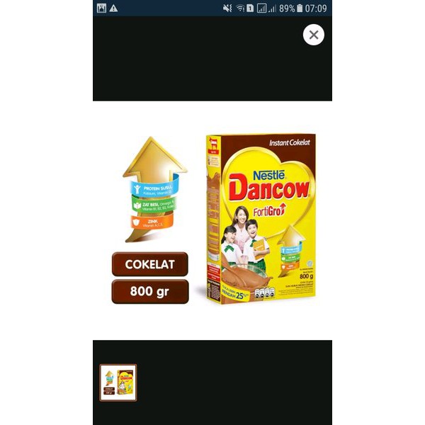 

Dancow fortigro coklat Promo