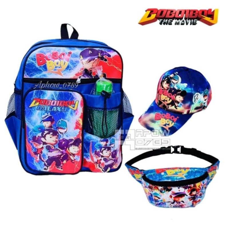 Tas Ransel Sekolah BBB Galaxy Anak Laki Laki Paud Tk Sd Paket 4 In 1