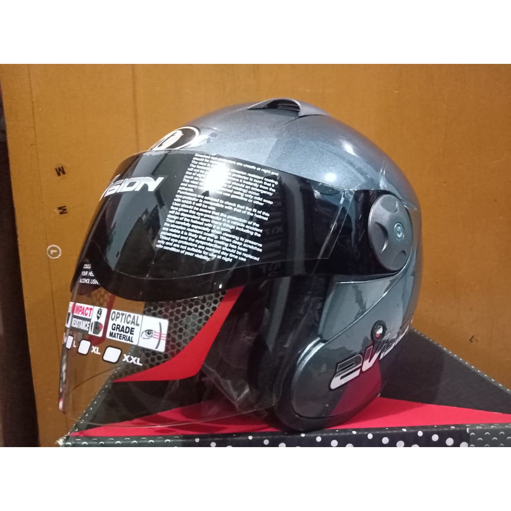 HELM KYT 2 VISION SOLID - ALL GREY