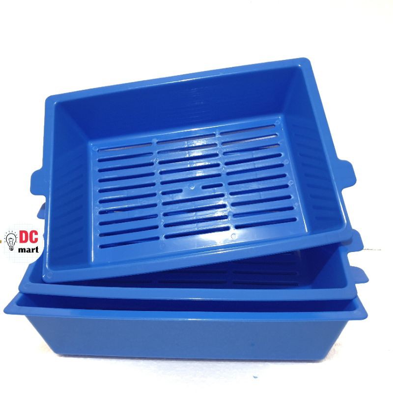 Box Pasir Kucing 3 in 1 TRAY SELF SIFTING BOX / Cat Litter Box 3in1