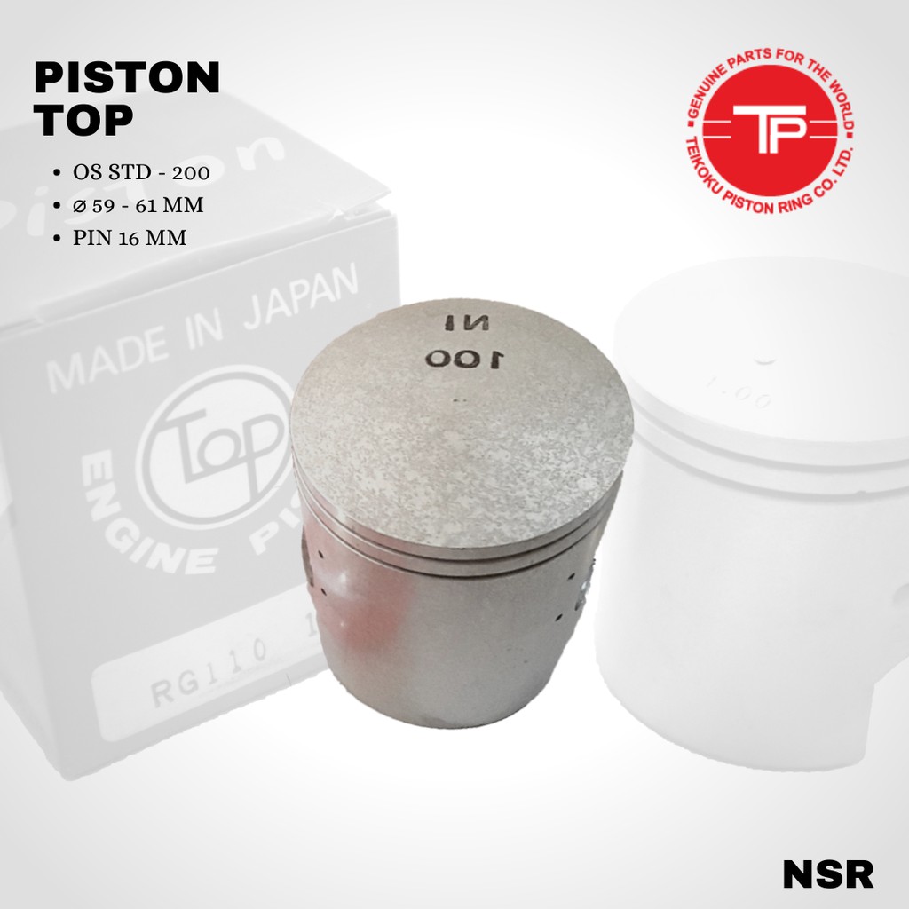 Seher Piston TOP NSR pin 16 os std - 200