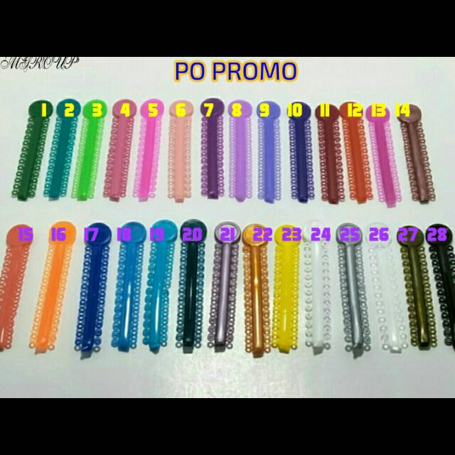 Karet behel power O Lokal isi 40 strip