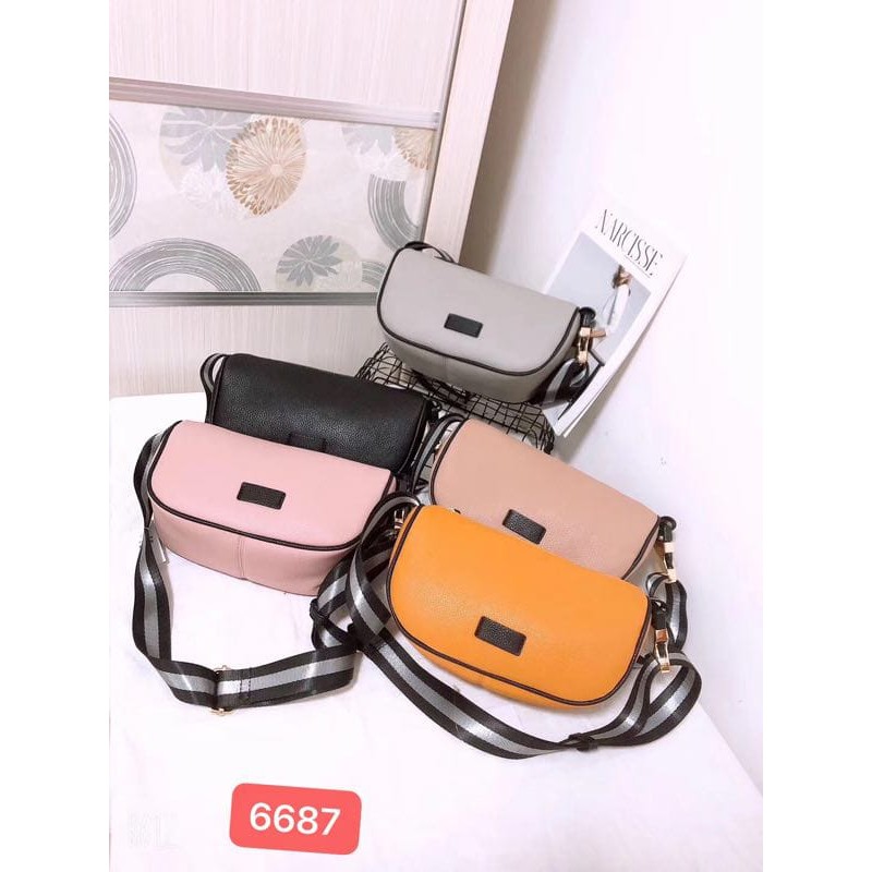 #6687 Tas selempang Soraya import bahan premium harga murah tas bahu wanita waist sling bag cewe