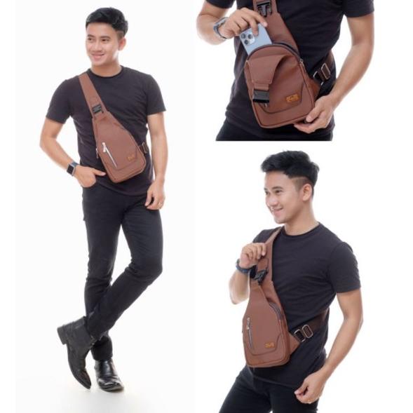 Paling Diminati.. Waistbag Keenan by Biru Tsabita (Tas Cowok, untuk remaja dan pria dewasa)
