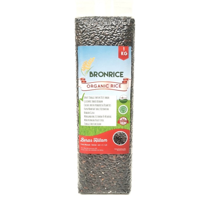 

gr011ttr Beras Hitam Organik 1 Kg - Packing Standar Sv012Ss