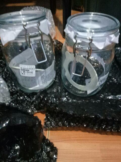 Toples Kaca Utk Kue Lebaran Krkn Tempat Kue Kering Lebaran 1l