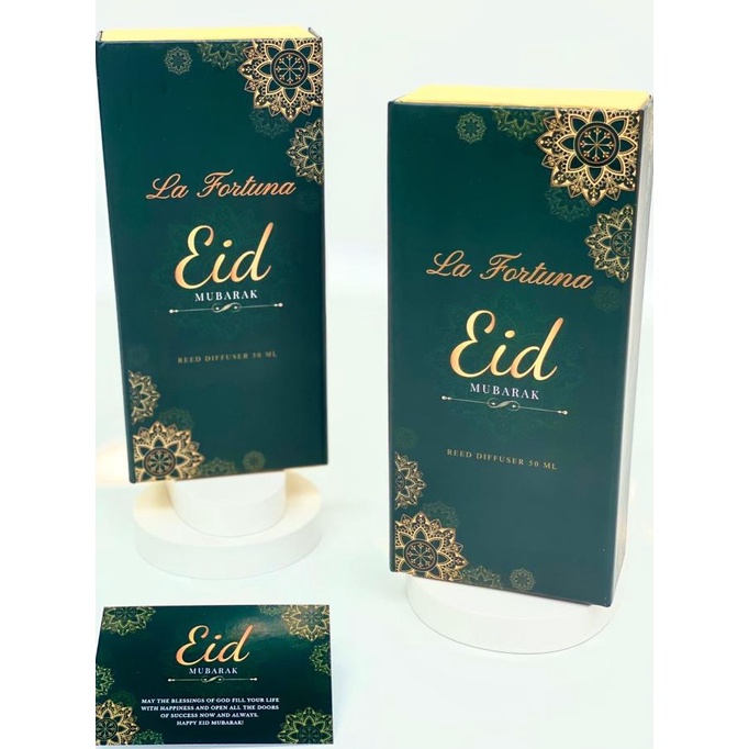 

EID MUBARAK EDITION HAMPERS - LA FORTUNA REED DIFFUSER 50ml HAMPERS