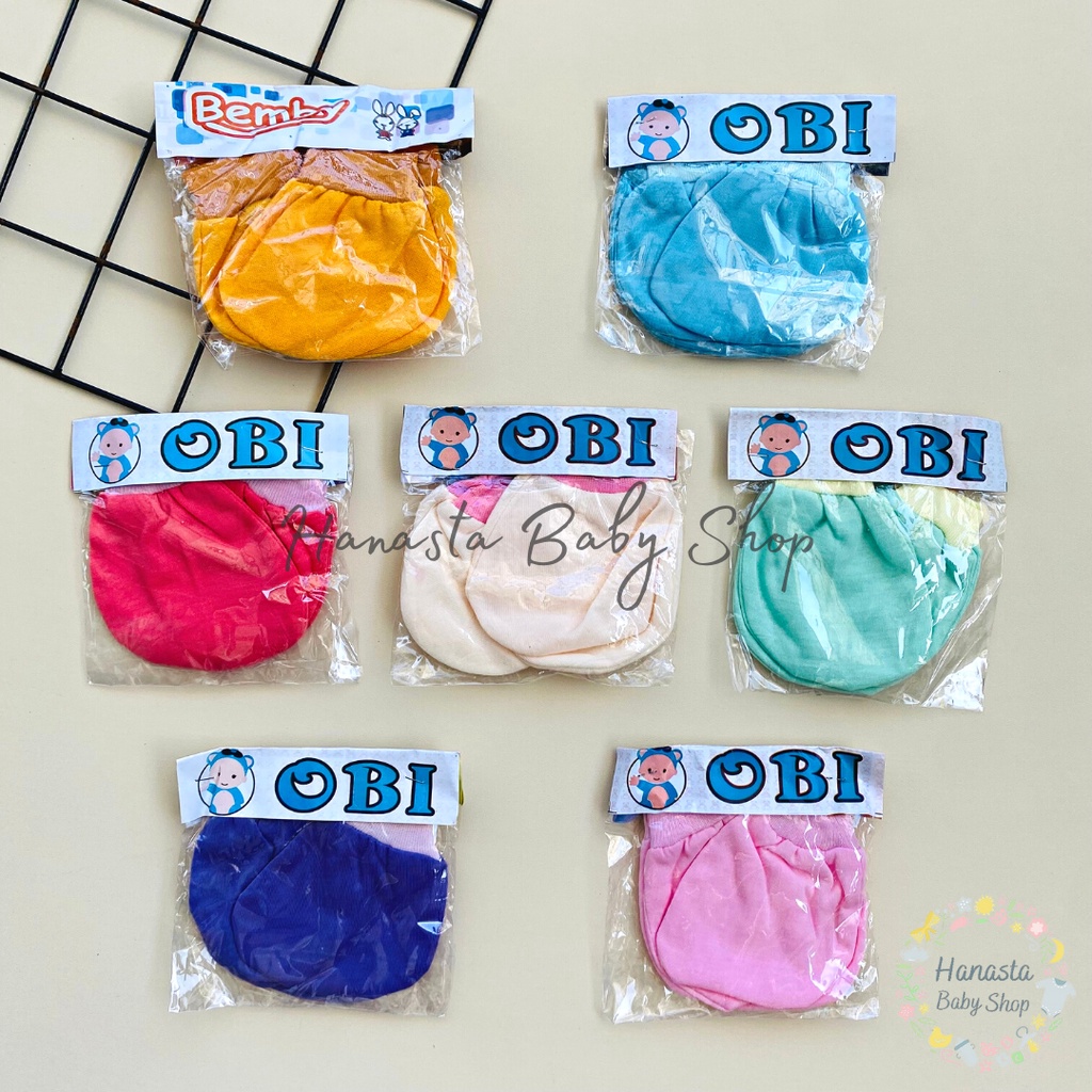 1 Set Sarung Tangan dan Kaki Bayi Newborn Baru Lahir Sarung Tangan dan Kaki Polos