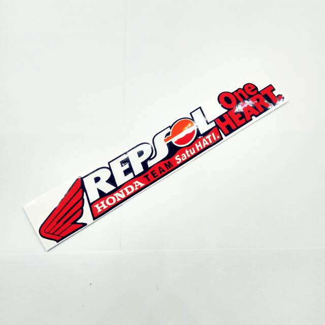 Stiker Repsol One Heart