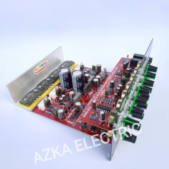Kit Power Amplifier Speaker Aktif Plus Digital Echo Mixing DMS 7000