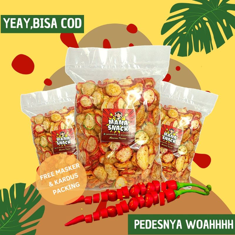 

KRUPUK SEBLAK KENCUR/KRUPUK SEBLAK KILOAN 250gr (GRATIS MASKER)