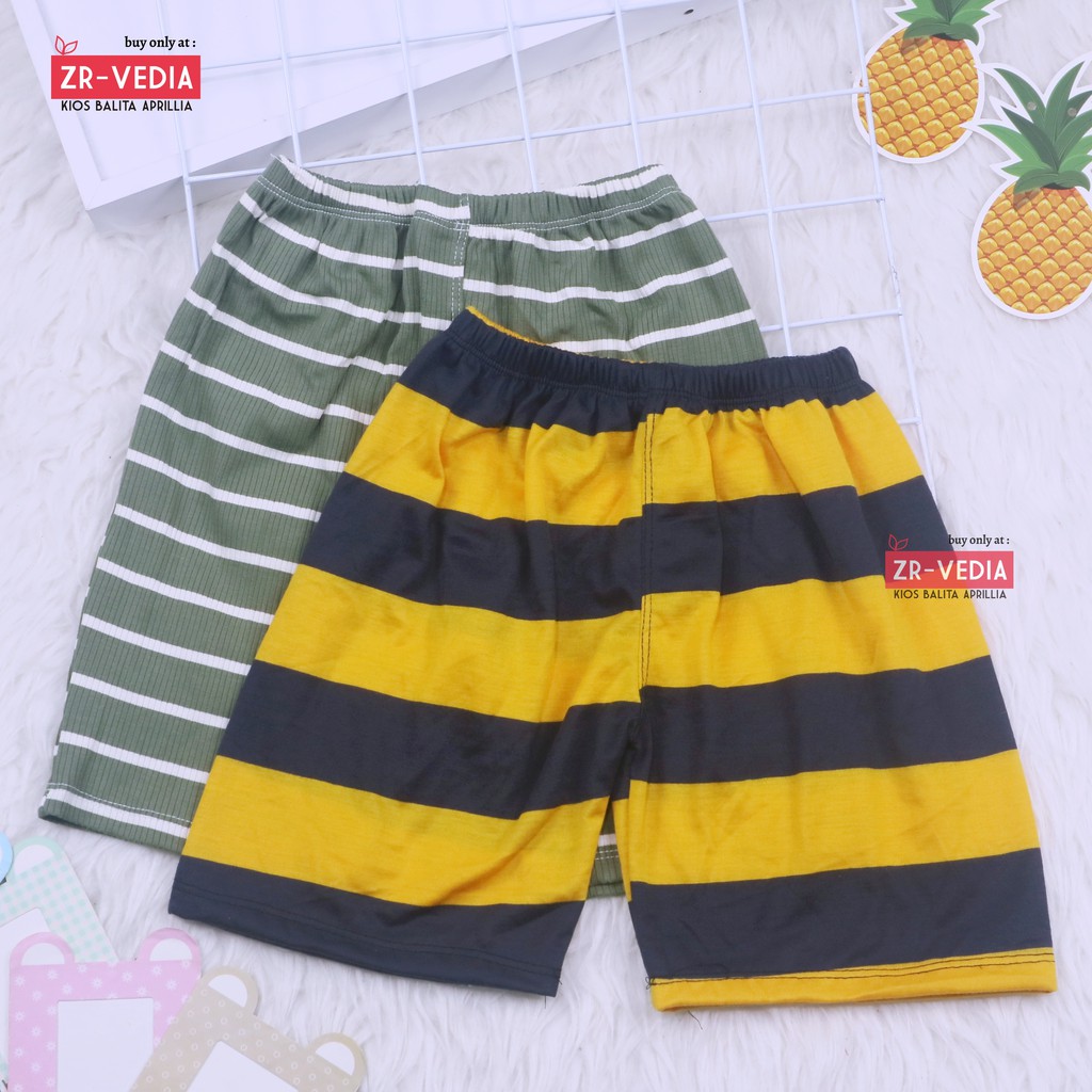 Celana Short MOTIF uk 6-10 Tahun Anak SD / Short Pants Celana Ketat Dalaman Legging Pendek Adem