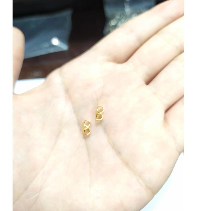 ➡Sale✷➡ BQ8WE Ulir / Pantat Anting Tusuk Giwang Lapis Emas Q83 Terbaru