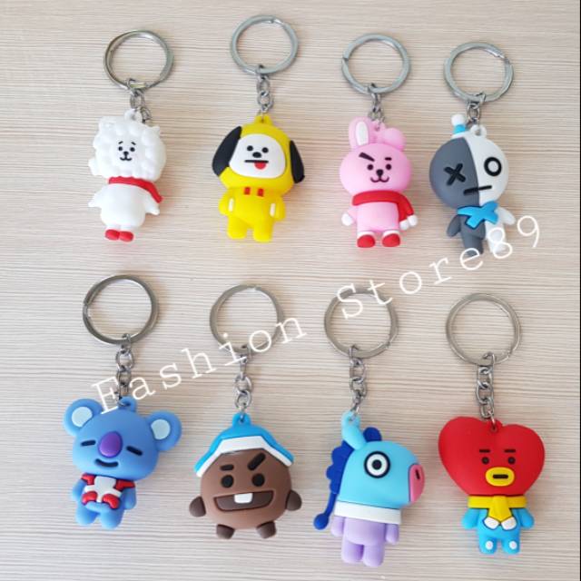 New Ready siap kirim Gantungan Kunci BTS import bahan Bagus Antikarat