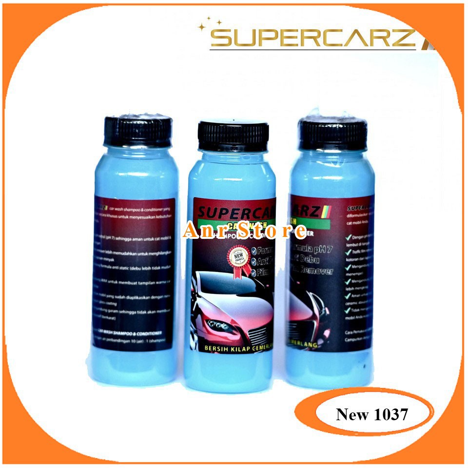 SABUN CUCI MOBIL SUPERCARZ CAR WASH SHAMPO CONDITIONER