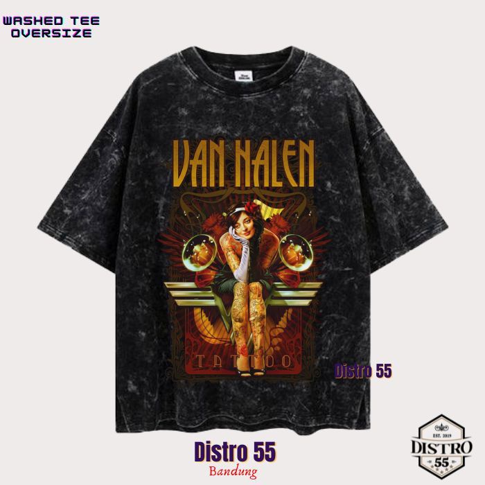 VAN HALEN T-SHIRT / KAOS MUSIK GROUP BAND ROCK VAN HALEN