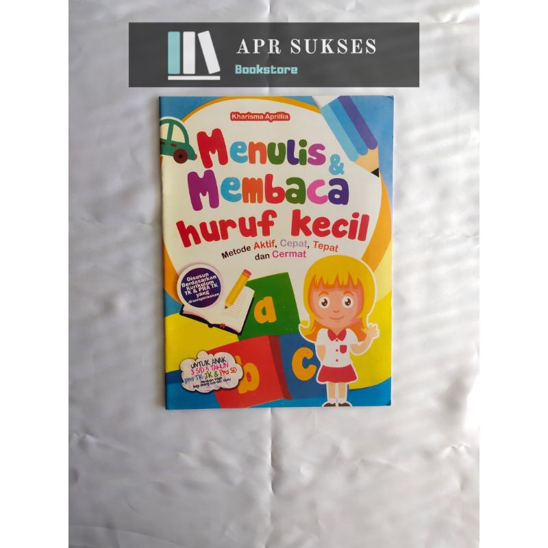 BUKU ANAK MENULIS DAN MEMBACA HURUF KECIL / BELAJAR MEMBACA HURUF KECIL / BUKU ANAK BELAJAR MENULIS