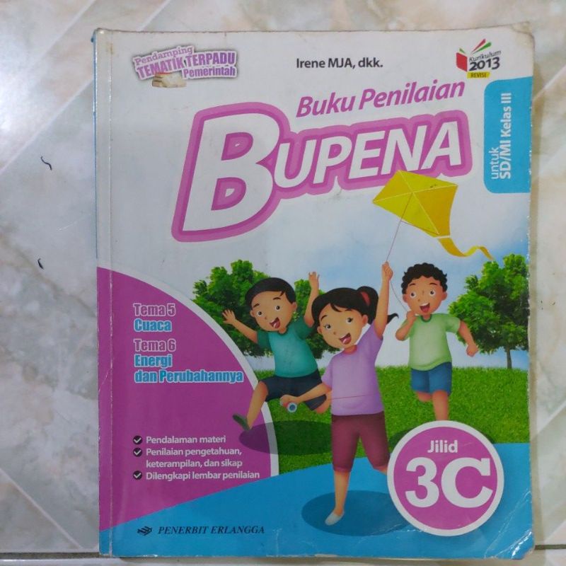 jual bupena kelas 3 c,d bekas kondisi baik.