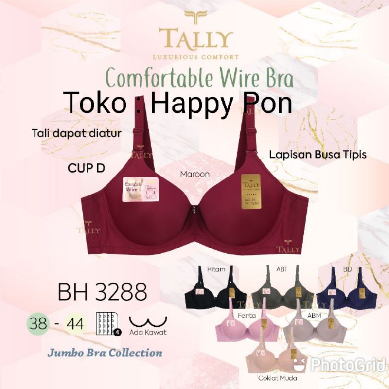 Bra BH big size cup D Tally 3288