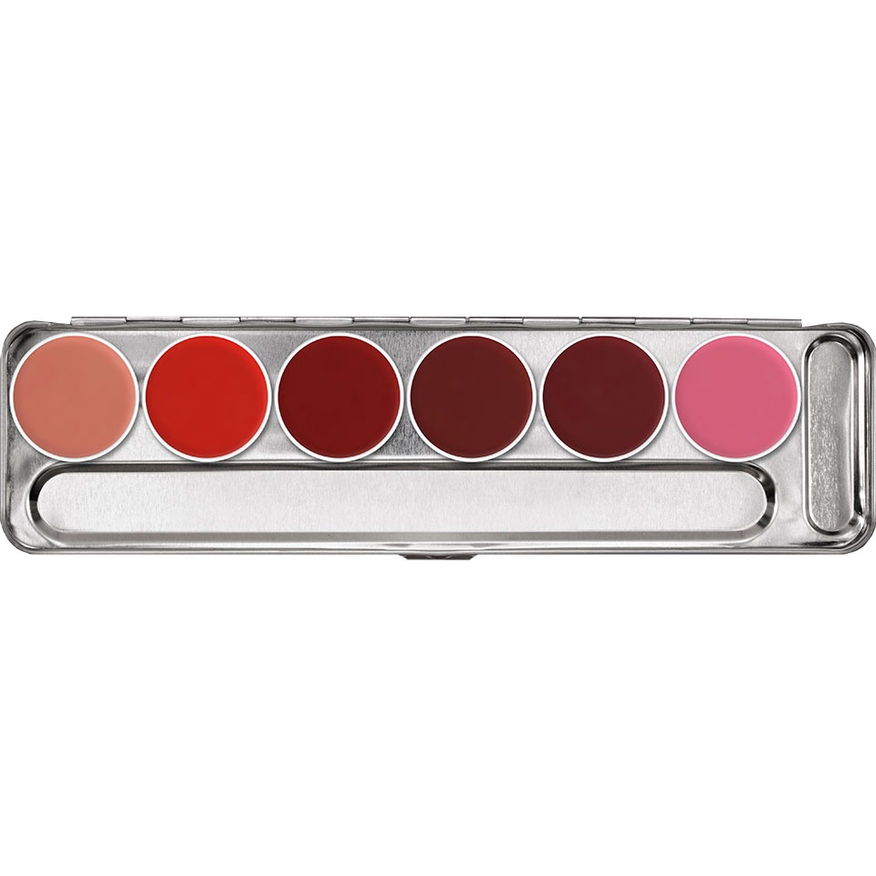 Kryolan Lip Rouge Palette 6 Warna