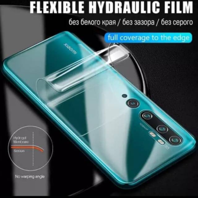 Anti gores BELAKANG Xiaomi mi note 10 Pro cc9 pro mi 10t Mi 11T mi11t pro Back clear screen guard