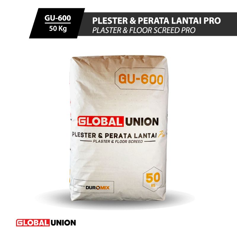 Global Union Semen Mortar GU-600 - PLESTER DAN SCREED FLOOR PERATA LANTAI