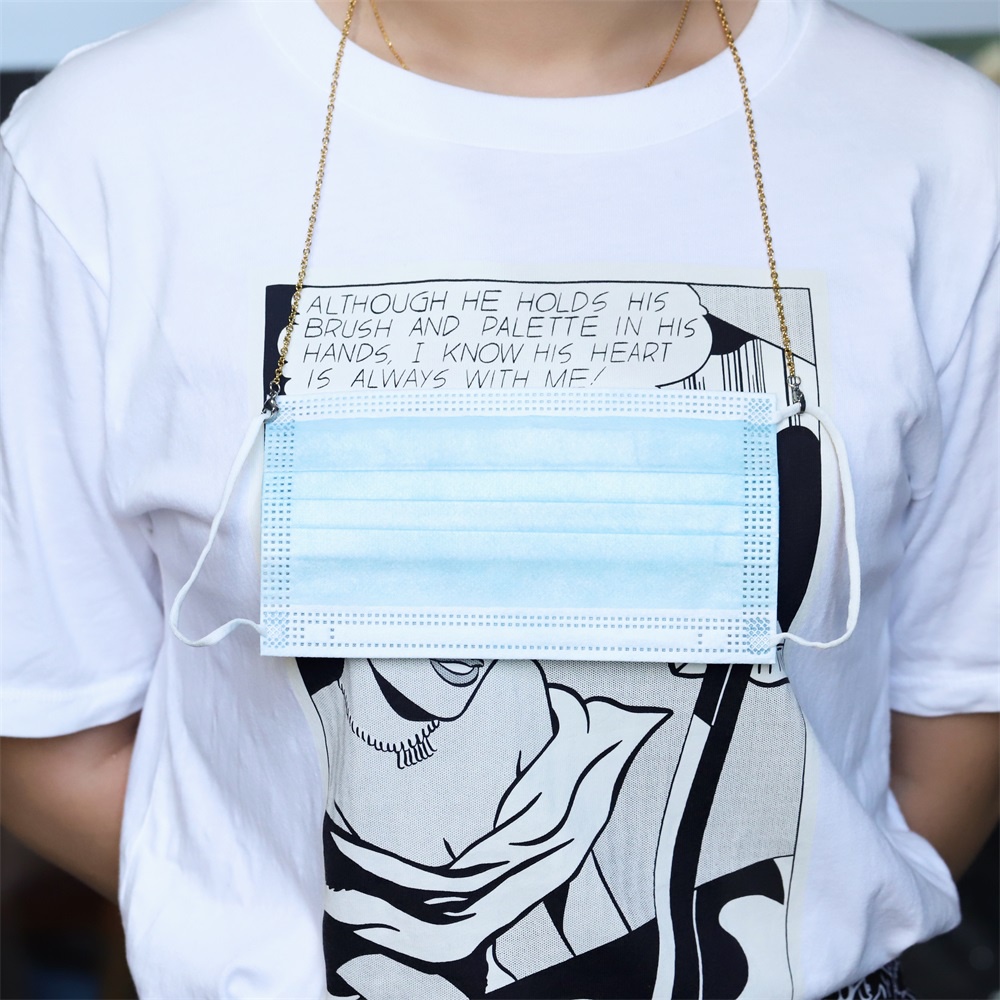 Stainless steel Strap masker rantai Kalung Masker Chain