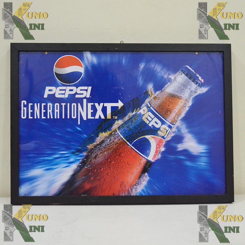 BARANG ANTIK PAJANGAN DINDING POSTER PEPSI GENERATION. (ONGKIR DIKIRIM DARI SEMARANG)