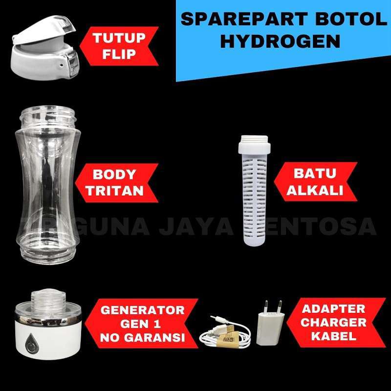 Sparepart botol hydrogen alkali trifinity