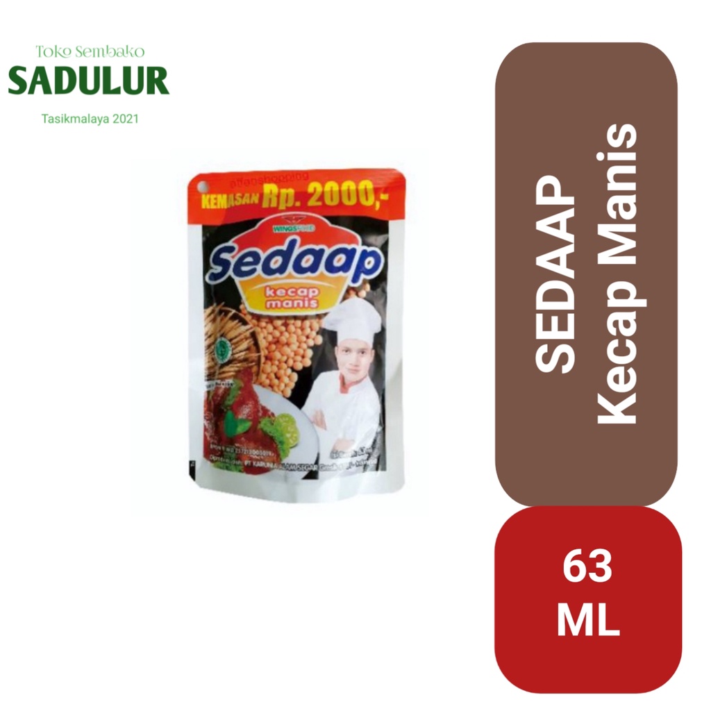 

Kecap Sedaap Manis Pouch - Kecap Sedaap Refill 63ml