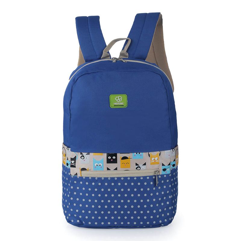 Tas Backpack Wanita Terbaru Biru | Tas Ransel Cewek | Tas Sekolah Kekinian Keren Original