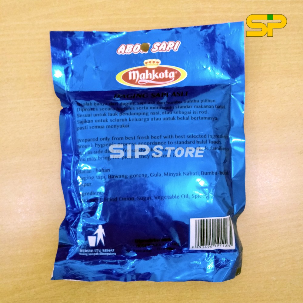 Abon Sapi &quot;MAHKOTA&quot; @100gr / Abon Sapi Spesial Halal @100gr
