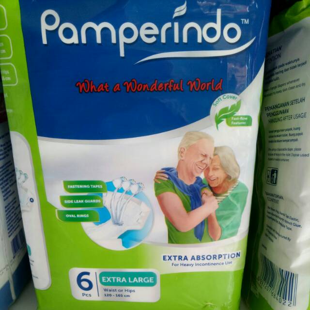 Pamperindo Popok Dewasa / Adult Diapers M8 / L7 / XL6