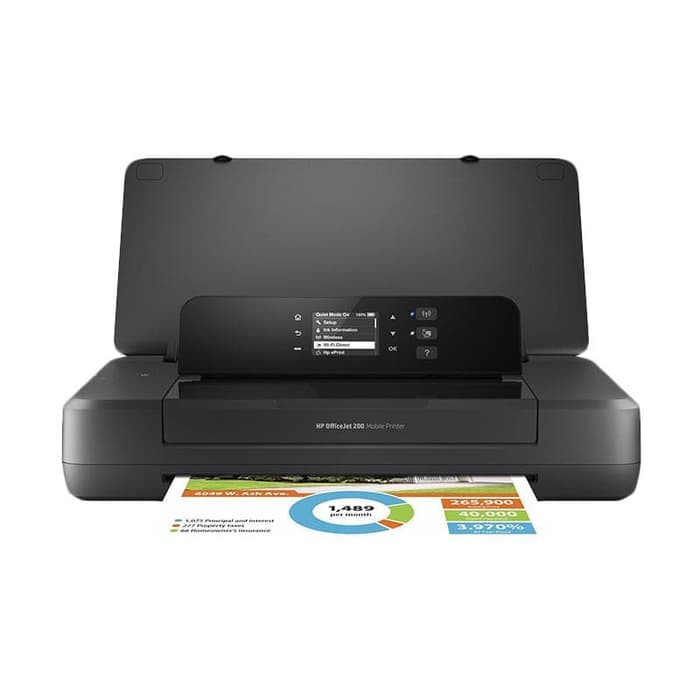 PRINTER HP OFFICEJET OJ-200   WIRELESS / OJ200 WIFI   PORTABLE + BATTERY RESMI