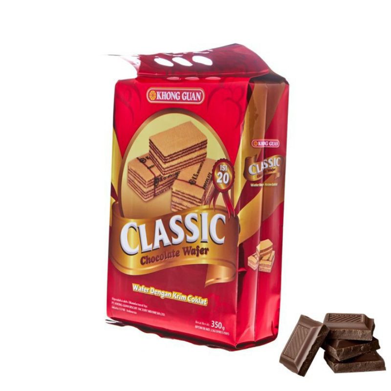 

KHONG GUAN WAFER CLASSIC COKLAT 350Gr