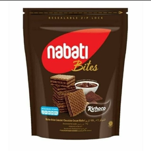 NABATI WAFER BITES KEJU/COKELAT @115 GRAM ( BELI 2 GRATIS 1 )