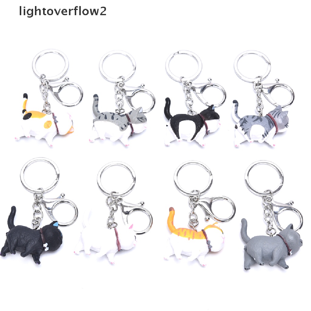 (lightoverflow2) Gantungan Kunci / Tas Handbag Bentuk Kucing Untuk Hadiah Anak