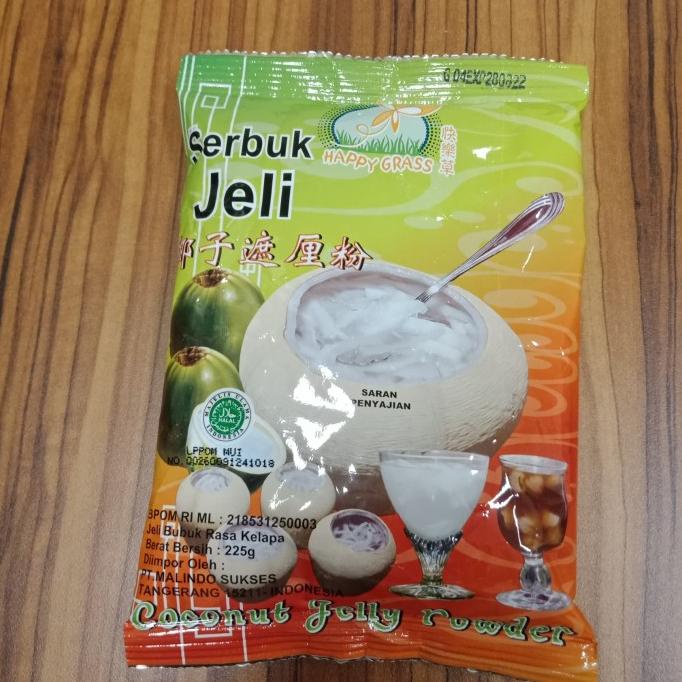 

paling diminati] serbuk jeli kelapa happy glass coconut jelly powder